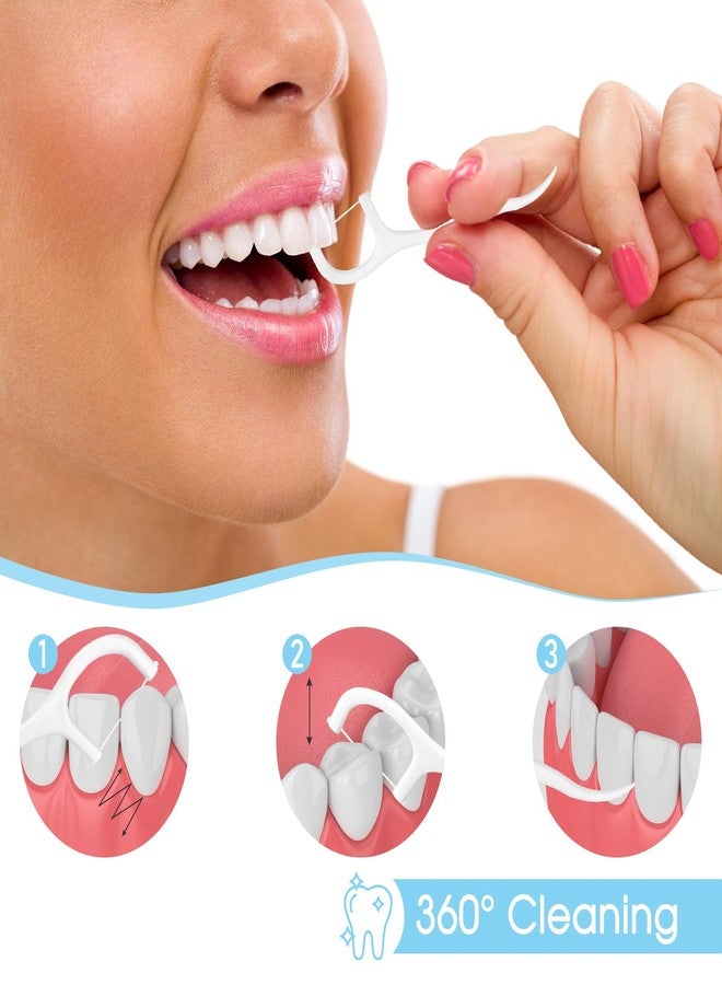 Eyxformula 100 Count Individually Wrapped Floss Picks – Travel Size Toiletries Dental Flossers for Daily Teeth Cleaning, Oral Care, Fresh Breath, Single Floss Sticks for Guest Bathroom, Hotel, Wedding - Image 3